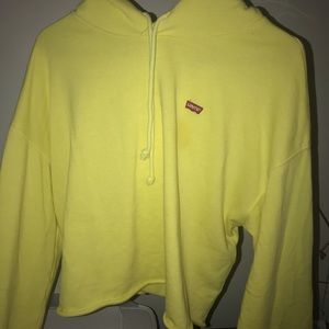 Levis cropped hoodie